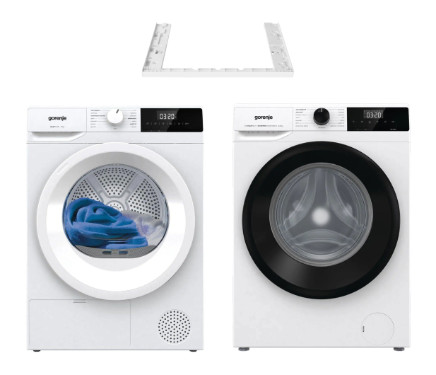 ZESTAW Gorenje Suszarka D2HNE7E+Pralka WNHEI72SAS+Łącznik SKHNE70W - 1551485 - zdjęcie